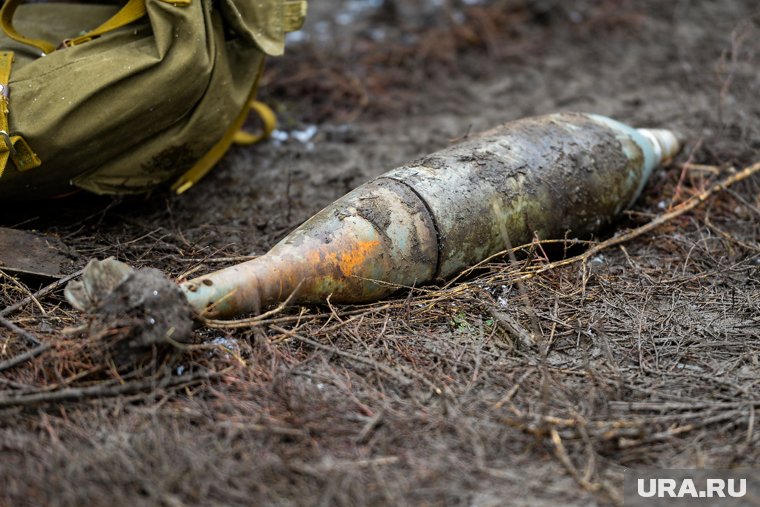 Снаряд, найденный в одном из тюменских СНТ, был со следами коррозии