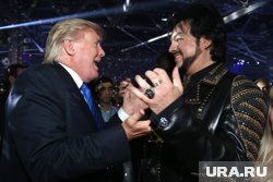 Трамп и Филипп Киркоров на конкурсе «Мисс Вселенная 2013» в Москве