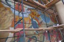 Картина появилась на западной стене собора