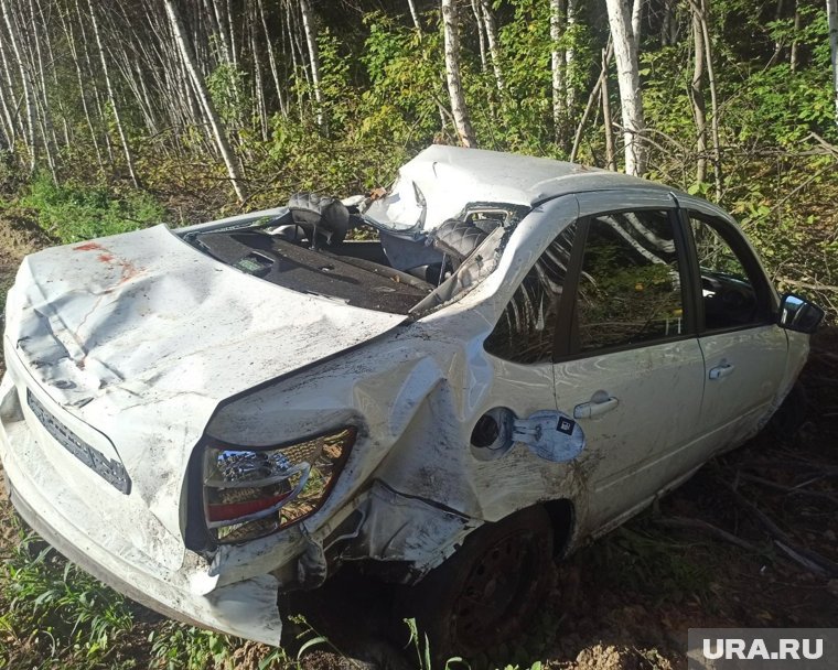 Кадр жесткого ДТП