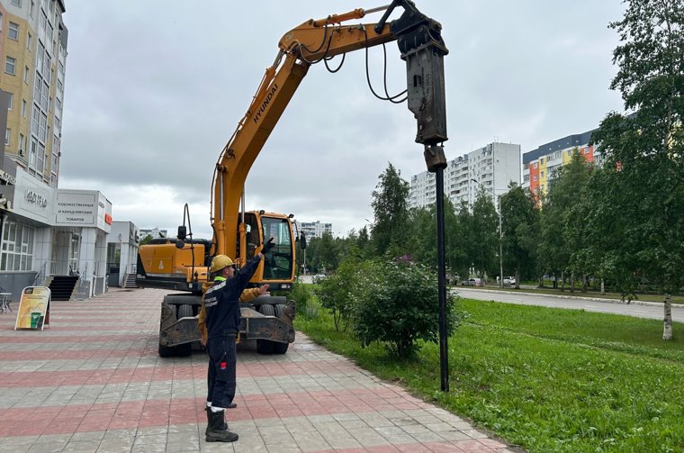 Торшерную линию освещения построят до конца июня