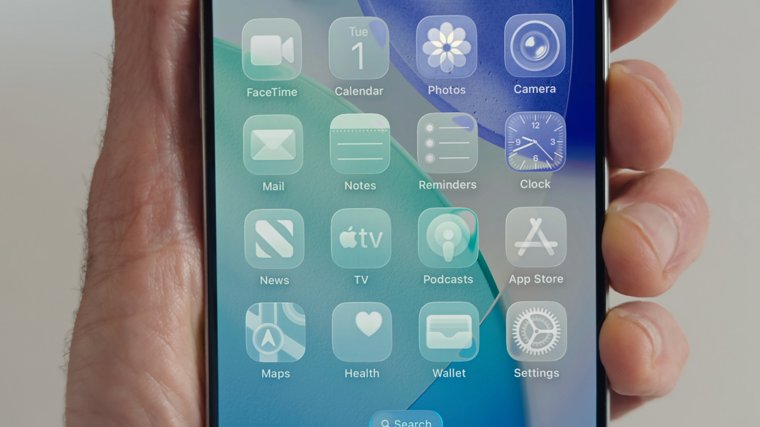 Прозрачные иконки iOS 26