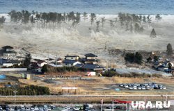 Наиболее крупные цунами обычно образуются у обрывистых берегов