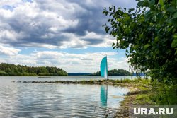 Гигантская рыба была поймана на озере Аргази
