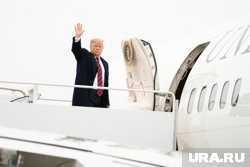 Трамп сделал заявление на борту самолета, вылетавшего из Абу-Даби