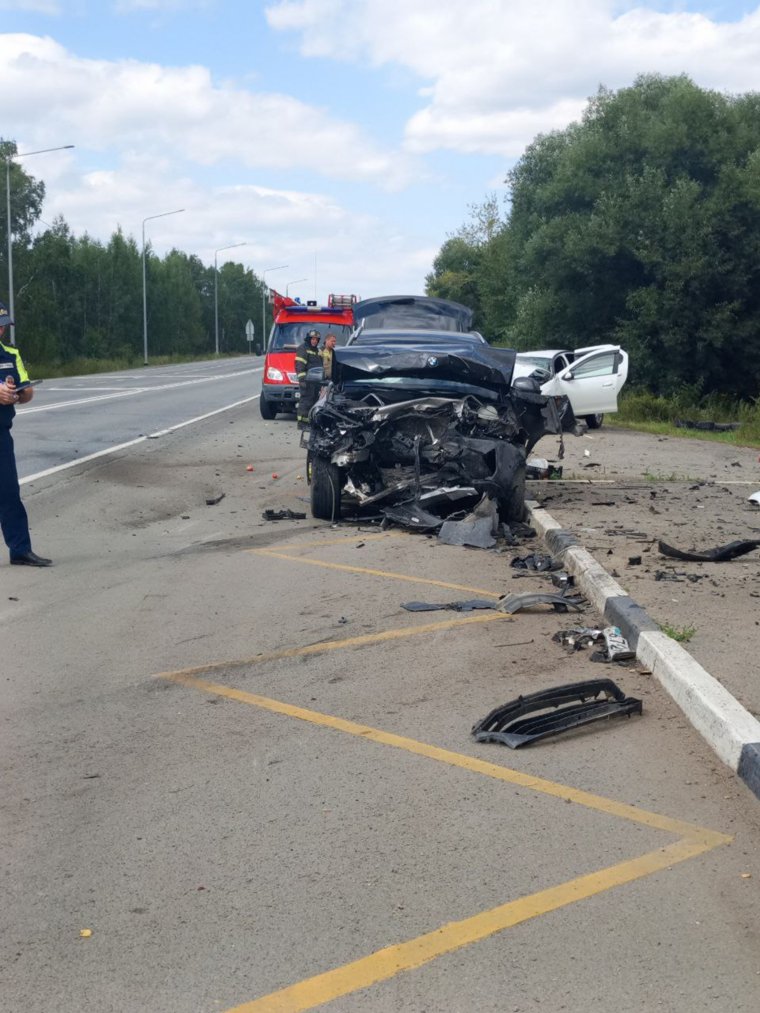 В ведомстве сообщили, что встречное столкновение произошло вблизи Южноуральска