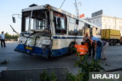 В Омской области перевернулся автобус с тюменскими футболистами
