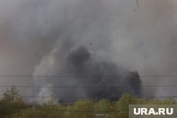 Густой столб дыма заметили в районе Красногорска (архивное фото)