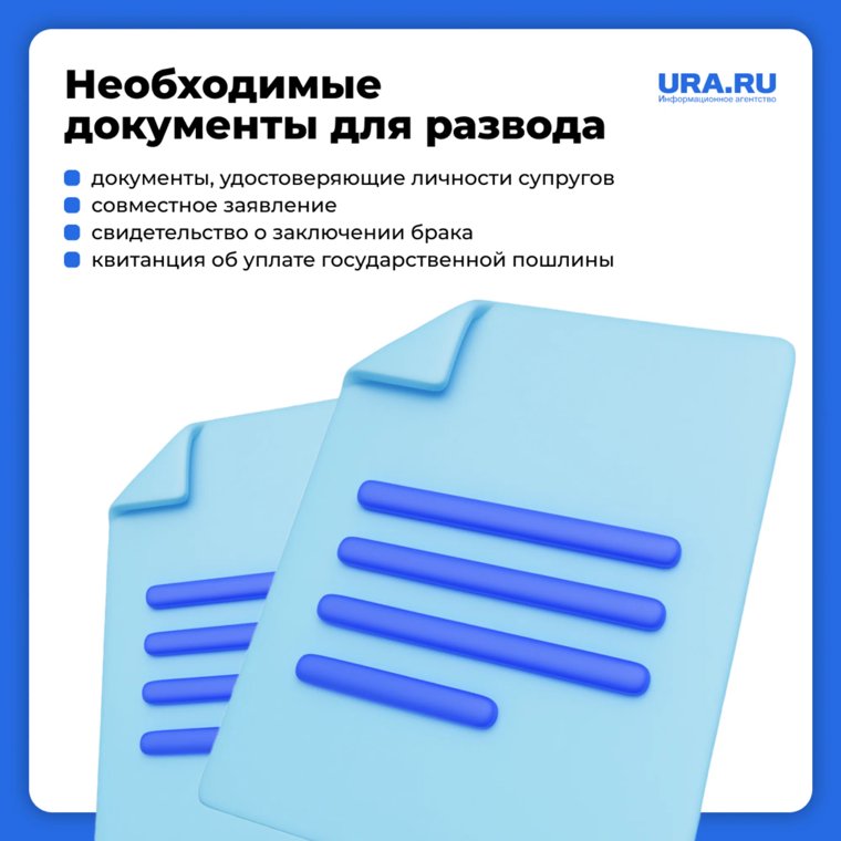 Какие документы нужны для развода через ЗАГС