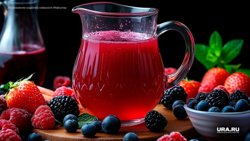 Отличным спасением в жару может стать освежающий домашний морс