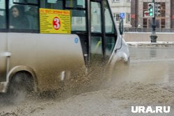 Маршрутка кружила вокруг других автобусов и автомобилей (архивное фото)