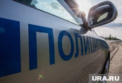 Челябинка сняла на видео, как залезла на капот патрульной машины