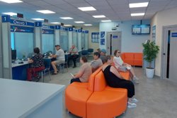 В офисе расширили клиентский зал и зону самообслуживания