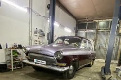 «Волга» 1965 года выпуска на ходу, мотор работает как часы 