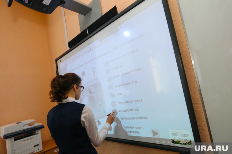 Интерактивные панели позволили сделать занятия интереснее (архивное фото)
