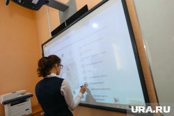 Интерактивные панели позволили сделать занятия интереснее (архивное фото)