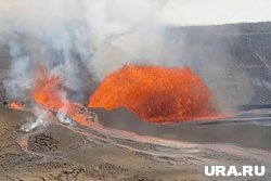 Извержение продолжалось более 13 часов