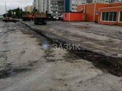 Начался ремонт парковки у магазина «Метрополис» в Заозёрном