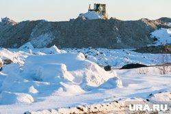 Власти показали работу снежного полигона, несмотря на вброс, архивное фото