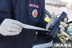 Освидетельствование показало наличие паров этанола в выдыхаемом воздухе
