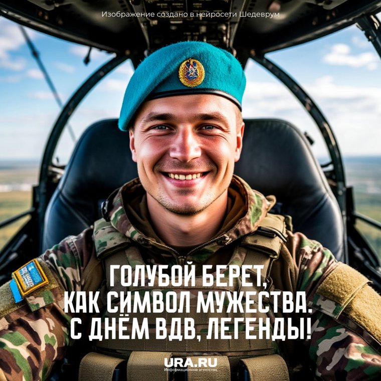 Голубой берет надевается один раз — а носится всю жизнь