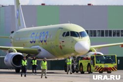 Подготовка полностью импортозамещенного SJ-100 («Суперджет») c российскими двигателями ПД-8 к первому полету в Комсомольске-на-Амуре
