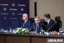 Российская делегация на переговорах