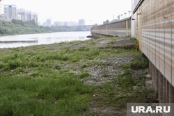 Уровень воды в реке Тура за неделю упал на полтора метра