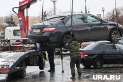 Жителей предупредили о работе эвакуатора на переправе Салехард-Лабытнанги