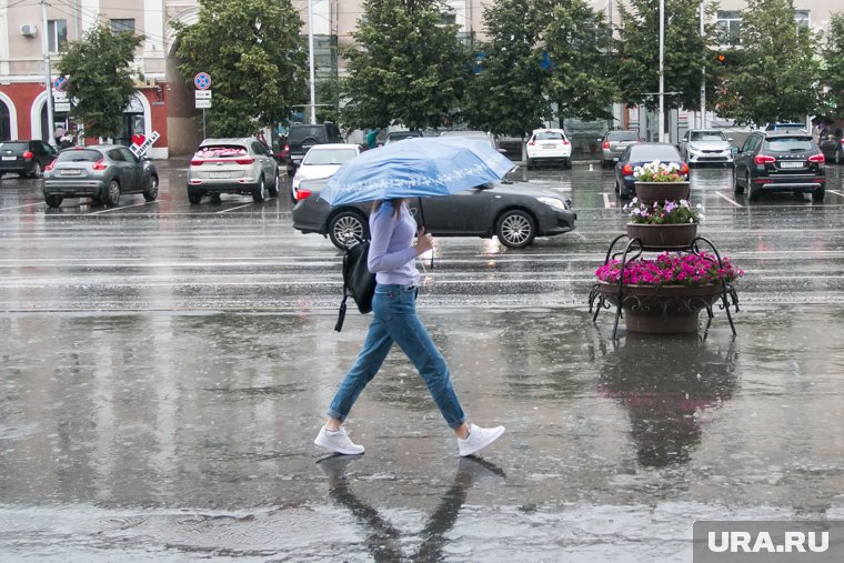 Дождь пройдет в Кургане на выходных
