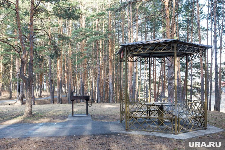Сейчас в парке установлено 14 зон для отдыха