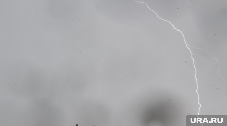 В Кургане во время шторма молния ударила в линию электропередач (архивное фото)