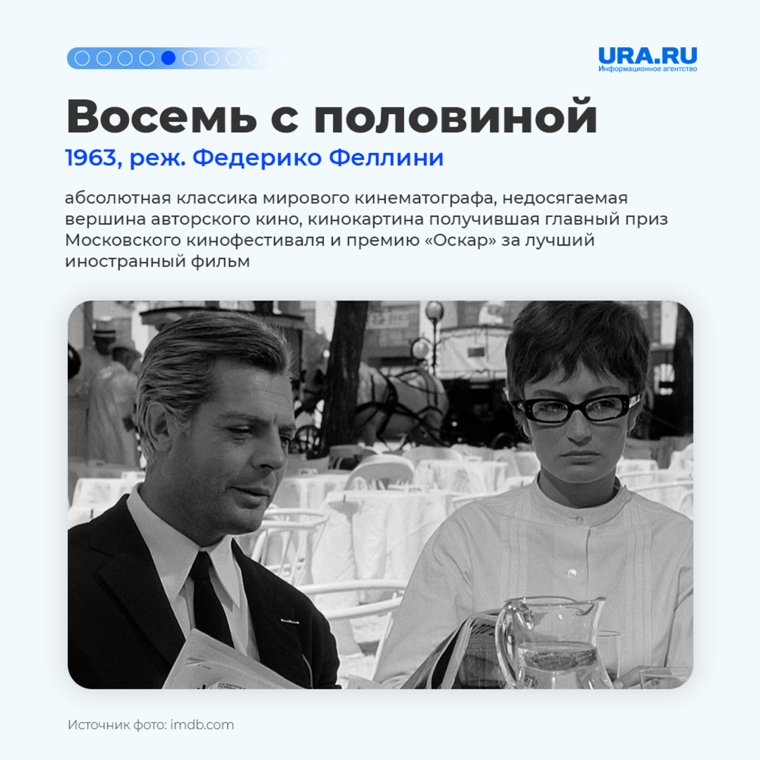 Находящийся в творческом поиске главный герой постановщик — альтер эго Феллини