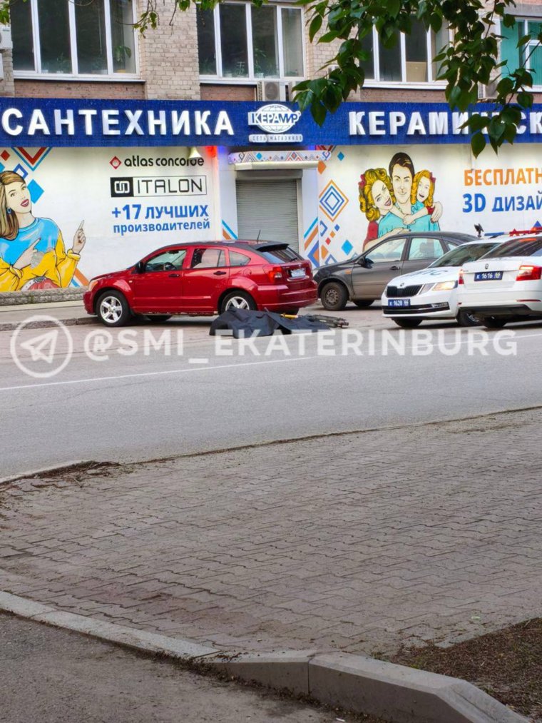 Кадры с места ДТП