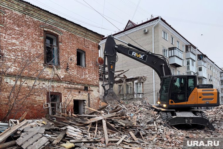 В центре Кургана происходит уничтожение городских усадеб 