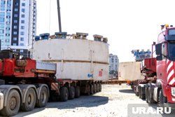 Оборудование доставили на объект 