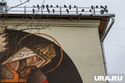 Художник Андрей Катаев воплощает образ богатыря из коми-пермяцких сказаний