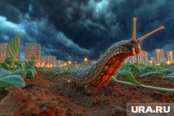 Испанский слизень — инвазивный вид, наносящий  ущерб сельскохозяйственным культурам