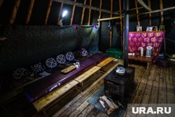 Внутреннее убранство чума 