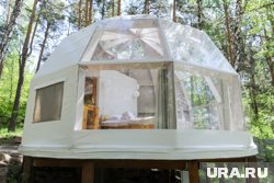 За отдых в доме-сфере придется заплатить от 12 тысяч рублей за сутки