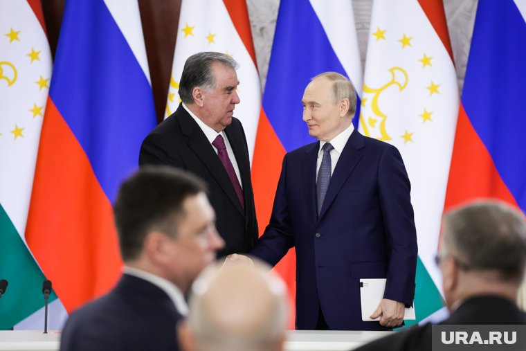 Путин и Рахмон также рассмотрели вопросы подготовки к предстоящим международным мероприятиям