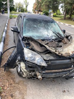 Вот так выглядит поврежденный автомобиль после атаки ВСУ 