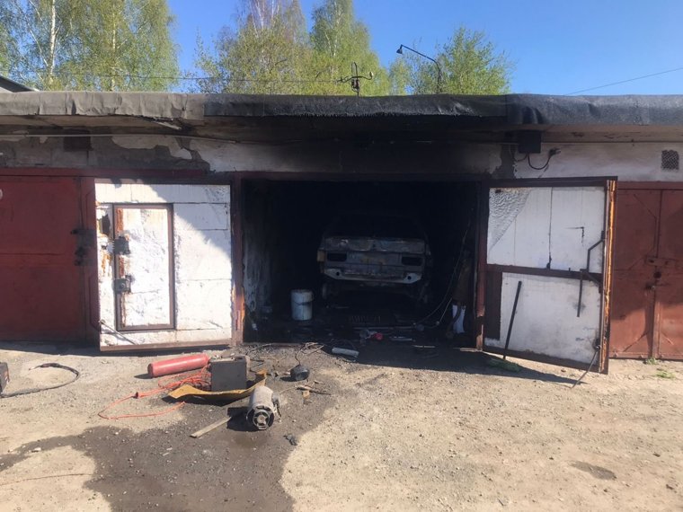 Возгорание произошло из-за нарушения правил пожарной безопасности