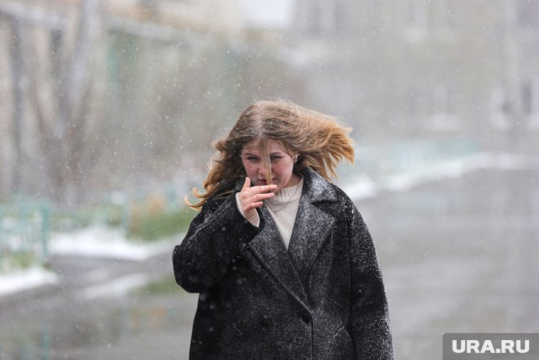 Снегопад в Свердловской области шел сутки
