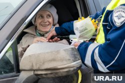 Сотрудники ДПС останавливали россиянок на дорогах и дарили им цветы