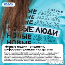 Молодежь, экология и цифровые проекты — ключевое в программе «Новых людей».