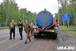 В Кургане 10 июня водители грузовиков вышли на несанкционированный митинг