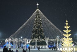 Тысячи человек встречали Новый год на городской эспланаде