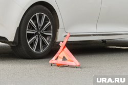 В результате ДТП легковушка получила серьезные повреждения