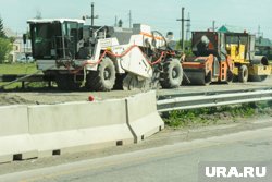 На некоторых участках трассы введено реверсивное движение